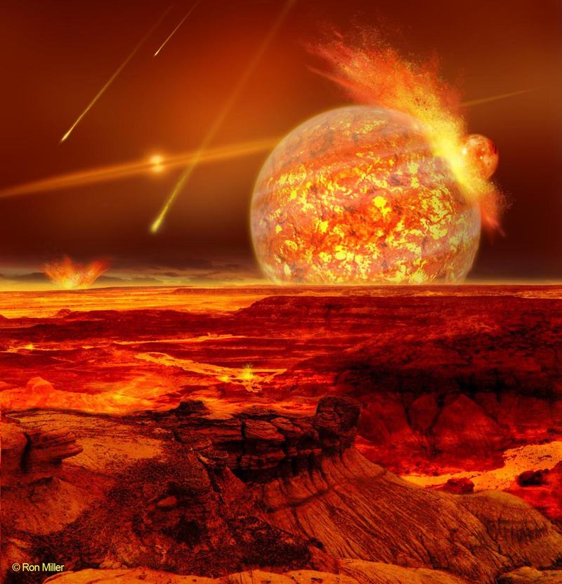 Illustration for article titled A Newly Discovered Planet, in its Explosive Infancy